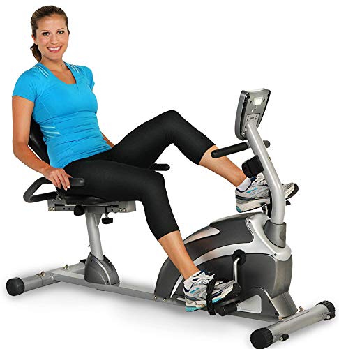 EXERPEUTIC 900XL Recumbent Exercise Bike with Pulse