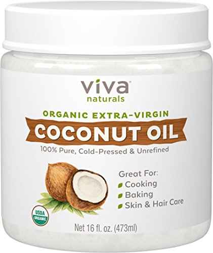 Viva Naturals Organic Extra Virgin Coconut Oil, 16 Ounce