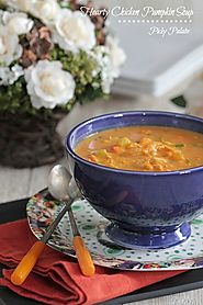 Healthy Chicken Soup Recipes | Hearty Chicken Pumpkin Soup