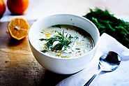 Healthy Chicken Soup Recipes | Lemony Chicken Soup with Orzo, Dill and Coriander