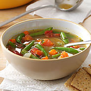 Healthy Chicken Soup Recipes | Tomato Green Bean Soup