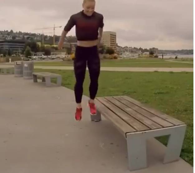 outdoor bench workout